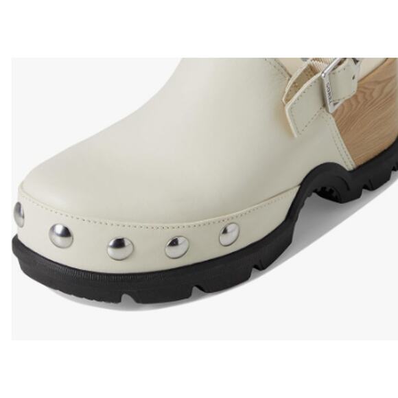 NEW (OTHER) SOREL ROAM'N CLOG RVT Chalk/Black Women's Size 6.5 - Picture 2 of 10